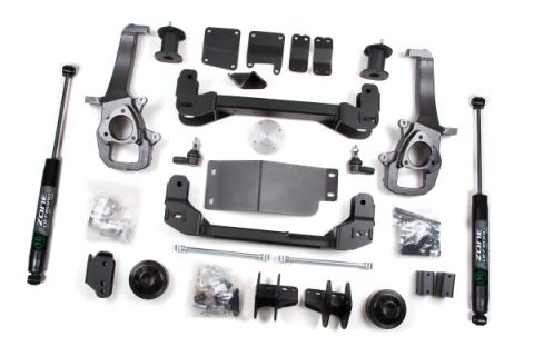 09-11 Dodge RAM 1500 4 Inch/2 Inch Lift Kit With Nitro Shocks Zone Offroad