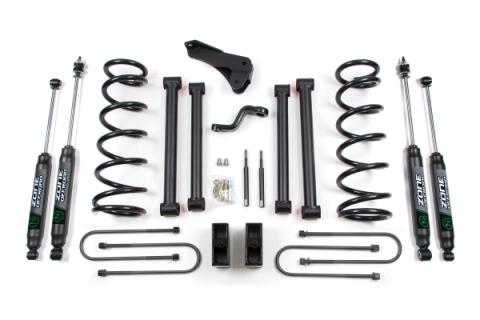 08 Dodge RAM 2500/3500 5.0 Inch Lift Kit With Nitro Shocks Zone Offroad