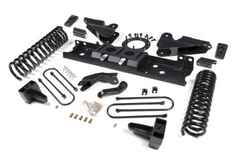 19-24 RAM 3500 4.5 Inch Radius Arm Bracket 3 Inch Rear Block Without Overload Diesel 6-Bolt T-Case Fox Adventure Shocks Zone Offroad