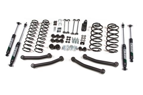 97-02 Jeep Wrangler TJ 4 Inch Coil Spring Lift Kit With Nitro Shocks Zone Offroad