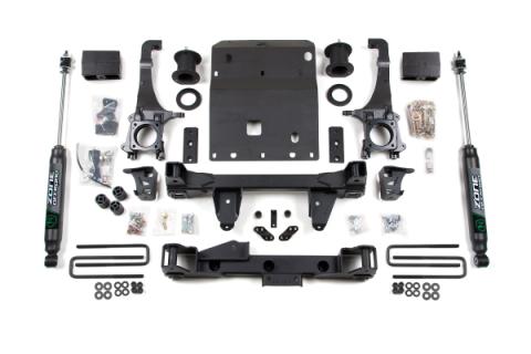 05-15 Toyota Tacoma 6 Inch Front 4 Inch Rear Lift Kit With Fox 2.0 Adventure Series Zone Offroad
