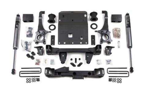 05-15 Toyota Tacoma 6 Inch Front 4 Inch Rear Lift Kit With Fox 2.0 Adventure Series Zone Offroad