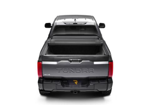 Revolver X4ts Hard Rolling Truck Bed Cover 2007-2021 Toyota Tundra 5 Foot 6 Inch Bed with Deck Rail System without Trail Special Edition Storage Boxes BAK
