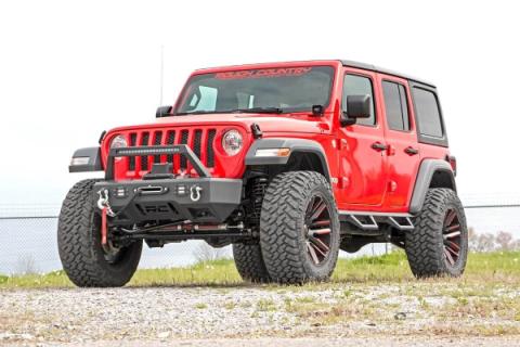 Jeep Contoured Drop Steps 18-20 Wrangler JL Unlimited 4 Door Rough Country