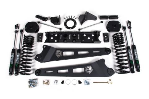 19-24 RAM 2500 4 Inch Radius Arm Gas Adventure Shocks Zone Offroad