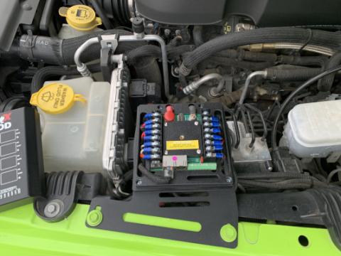 BantamX w/ Green LED Switch panel for JK 2007-2008