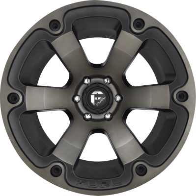 Aluminum Wheels 20X9 Beast D564 5 On 127 Matte Black/Machined Dark Tint 78.1 Bore 1 Offset 6 Spoke Fuel Off Road Wheels
