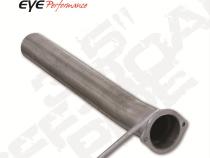 Turbo Downpipe For 94-97.5 F250/F350 2nd Section No Oxygen Sensor 3 In. Inlet/Outlet Aluminized