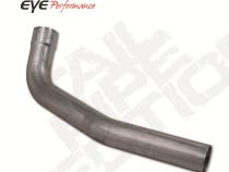 Exhaust Pipe 4 Inch 03-07 Ford F250/F350 Superduty Second Section Pass Stainless Performance Exhaust Tail Pipe Diamond Eye
