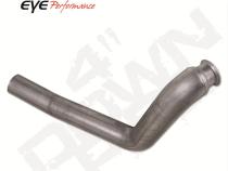 Turbo Downpipe 3 Inch Inlet/Outlet 94-97.5 F250/F350 W/ Oxygen Sendor Bung First Section Diamond Eye