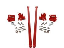 2001-2010 Chevrolet / GMC 70 inch Bolt On Traction Bars 3.5 inch Axle Diameter Flag Red