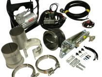 Exhaust Brake 2006-2007 Dodge Air Actuated Remote Mount Valve 4 inch Exhaust c/w Air Compressor BD Diesel