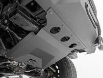 Front Bumper Hybrid with 12000 Lb Pro Series Winch Synthetic Rope and 20 Inch DRL LED Light Bar 16-22 Toyota Tacoma Rough Country