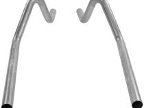 Pre-Bent Tailpipes Fits 1965-1973 Ford Mustang Without Staggered Shocks, 1967-1973 Mercury Cougar Flowmaster