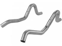 Pre-Bent Tailpipes Fits 1964-1967 GM A-Body. 3.0 Inch Aluminized Steel Flowmaster