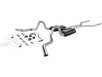 American Thunder Crossmember-Back Exhaust System Fits 1964-1972 Chevrolet El Camino And Gmc Sprint With V8 Engine, 2.5 Inch Aluminized Pipes Aggressive To Moderate Sound Flowmaster