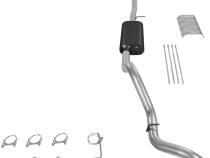 Force Ii Cat-Back Exhaust System 1993-1995 Chevrolet/Gmc Trucks With A 5.0L Or 5.7L Engine With Flanged Catalytic Converter Mild Sound Flowmaster