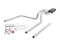 American Thunder Cat-Back Exhaust System 1994-2001 Dodge Ram 1500 With 3.9L, 5.2L Or 5.9L Engines 1994-2002 2500/3500 With 5.9L Engine Fits 2/4 Wheel Drive Models And All Wheelbases Aggressive To Moderate Sound Flowmaster