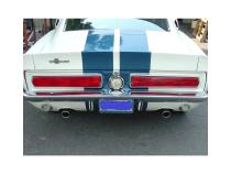 American Thunder Crossmember-Back Exhaust System Fits 1967-1970 Ford Mustang With V8 Engine And Headers. Aluminized Steel Aggressive To Moderate Sound Flowmaster
