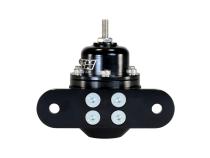 Universal Adjustable Fuel Pressure Regulator Inlet 2 x -6AN (9/16-18) Outlet -6AN Gauge Port 1/8 Inch NPT Black AEM Electronics