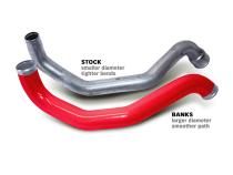 Boost Tube Upgrade Kit, Red powder-coated for 2004.5-2009 Chevy/GMC 2500/3500 6.6L Duramax