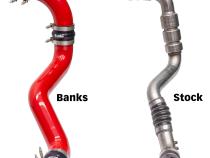 Boost Tube Upgrade Kit Red Powder Coated (Set) for 17-19 Chevy/GMC 2500/3500 6.6L Duramax L5P Banks Power