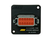 6 Channel CAN Module Converts two analog temp channels, two analog pressure channels, a tach input and fuel level input to AEMnet CANbus AEM Electronics