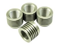 Stainless Tall Manifold Bung Finned for Added Cooling Ideal for Turbo Applications AEM Electronics