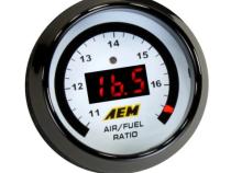 Classic Digital Wideband AFR Gauge (Sensor Not Included) The Original Wideband Air/Fuel Ratio Gauge (No Sensor) AEM Electronics