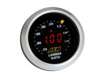 Classic Digital Wideband AFR Gauge Kit The Original Wideband Air/Fuel Ratio Gauge w/Bosch LSU 4.9 Sensor AEM Electronics