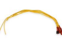 Spark Plug Wire Set- 7Mm-Super Stock-Copper Core-Universal Straight Boots Yellow 3008 Universal Fit ACCEL