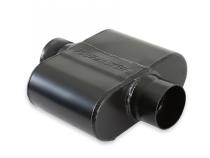 10 Series Delta Force Race Muffler 10 Series Race Muffler 2.50 Center In 2.50 Center Out Low Profile Aggressive Sound Flowmaster