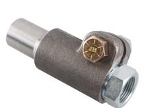 Double Adjuster Tube Adapter 7/8 Inch-14 Left Hand Thread 1 Inch ID Tube Synergy MFG