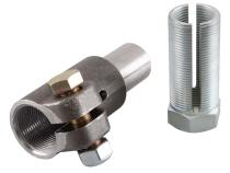 Double Adjuster Tube Adapter 7/8 Inch-14 Left Hand Thread 1 Inch ID Tube Synergy MFG