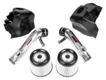 350Z Dual Long Tube Air Intake Kit Gen 2 Z33 Dry Filter For 07-09 Nissan 350Z Stillen