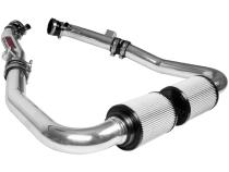 350Z Hi-Flow Ultra Long Dual Tube Air Intake Gen 3 Z33 Dry Filter 07-09 Nissan 350Z Stillen