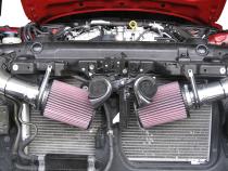 350Z Hi-Flow Ultra Long Dual Tube Air Intake Gen 3 Z33 Oil Filter For 07-09 Nissan 350Z Stillen