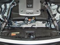 Infiniti G37 Dual Ultra Long Tube Air Intake Kit Gen 3 V36 Dry Filter For 09-13 Infiniti G37 Stillen