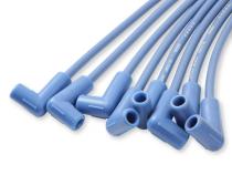 Spark Plug Wire Set- 8MM Blue Wire With Blue 90 Deg Boots 4041B, Spark Plug Wires, Super Stock, Spiral Core, 8Mm, Blue, Set ACCEL
