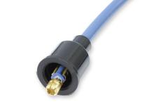 Spark Plug Wire Set- 8MM Blue Wire With Blue 90 Deg Boots 4041B, Spark Plug Wires, Super Stock, Spiral Core, 8Mm, Blue, Set ACCEL