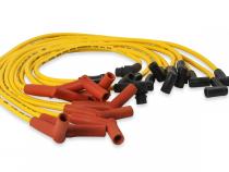 Spark Plug Wire Set- 8Mm-Custom With Graphite Core-Hei Stock Style Boots- Yellow Ford 1983-1996 V8 Efi- Super Stock, Spiral Core ACCEL