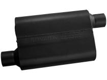 40 Series Chambered Muffler 40 Series 2.50 Offset In 2.50 Offset Out Aggressive Sound Flowmaster