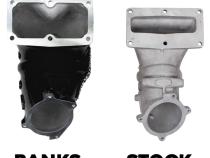 Monster-Ram Intake System for 19-24 Ram 2500/3500 6.7L Cummins Black Powdercoat Banks Power