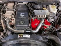 Monster-Ram Intake 19-24 RAM 3500-5500 Chassis Cab 6.7L Red Powdercoat Banks Power