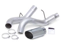 Monster Exhaust System for 11-15 Chevy/GMC 2500/3500 and (16 2500 Only) 6.6L Duramax LML (SRW) Chrome-Plated Stainless Tip Banks Power