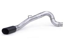Monster Exhaust System 5-inch Single S/S-Black Tip CCSB for 13-18 Ram 2500/3500 Cummins 6.7L Banks Power