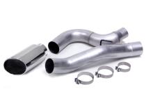 Monster Exhaust System 5-inch Single S/S-Chrome Tip CCSB for 13-18 Ram 2500/3500 Cummins 6.7L Banks Power
