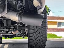 Monster Exhaust System for 19-24 Ram 2500/3500 6.7L Cummins Crew Cab Short Bed (SRW) Cerakote Black Tip Banks Power