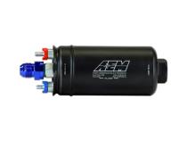 400LPH (AN) Inline High Flow Fuel Pump Inlet -10AN Outlet -6AN AEM Electronics