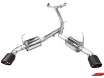 Infiniti Q50 3.0t Cat Back Exhaust w/ Carbon Fiber Tips For 16-21 Infiniti Q50 3.0t Stillen